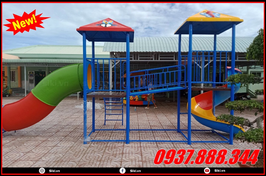 Ưu điểm khi mua đồ chơi cầu trượt liên hoàn tại công ty đồ chơi cho bé Vân Anh