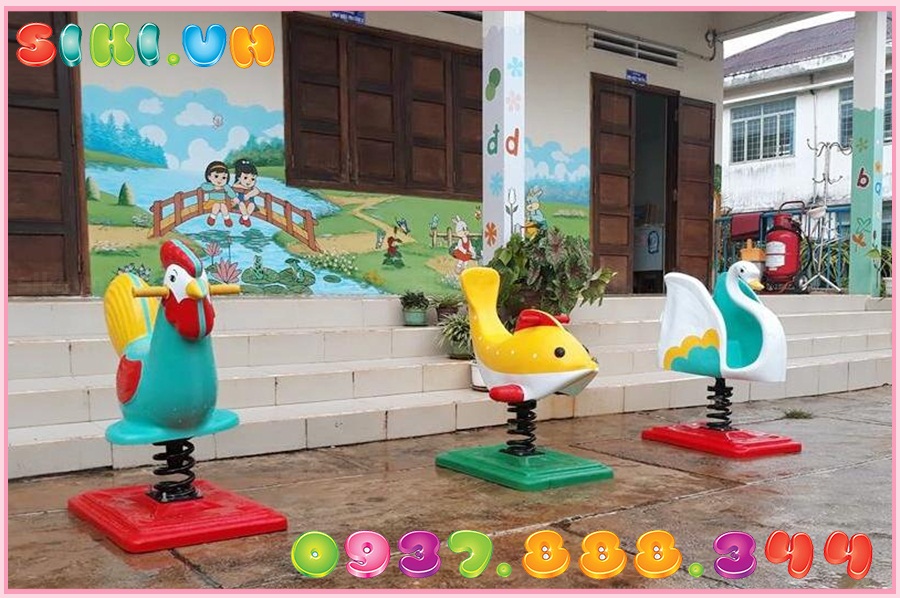 Thú nhún lò xo được dùng cho trẻ em khoảng độ tuổi bao nhiêu?