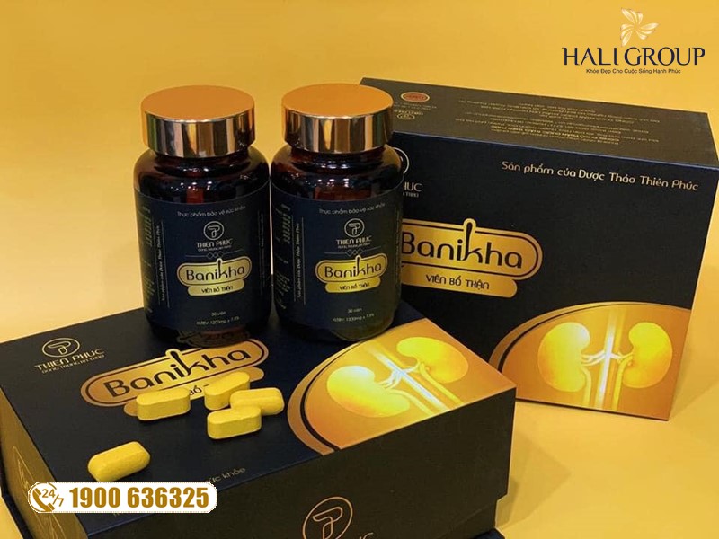 Viên uống bổ thận Banikha: thực phẩm chăm sóc cho thận của bạn
