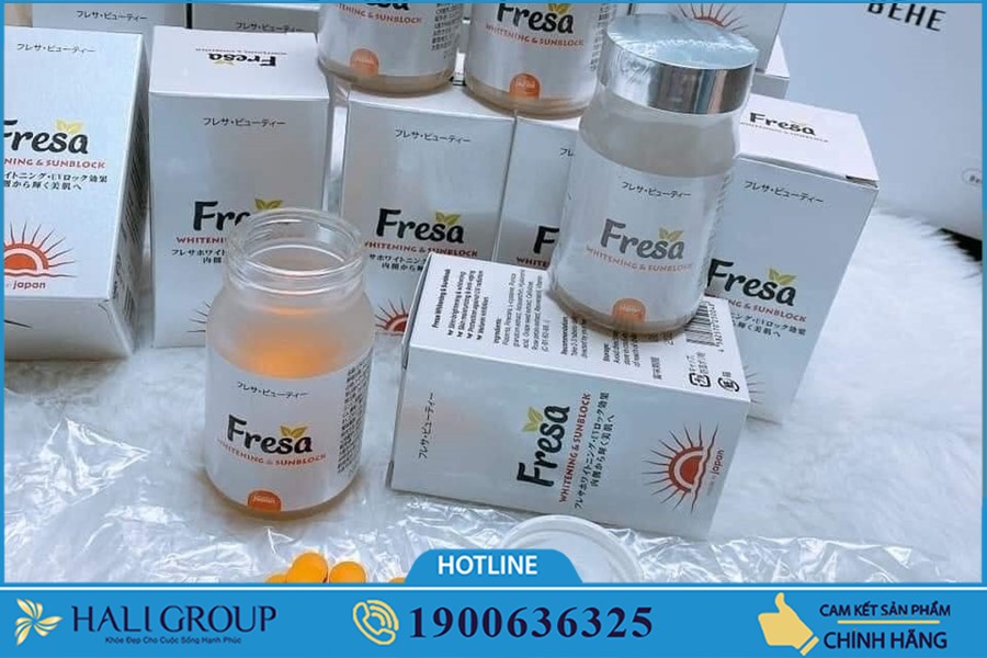 Viên uống trắng da Fresa của Nhật bán ở đâu uy tín?